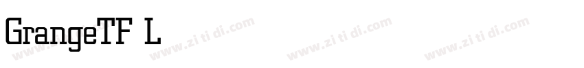 GrangeTF Light字体转换